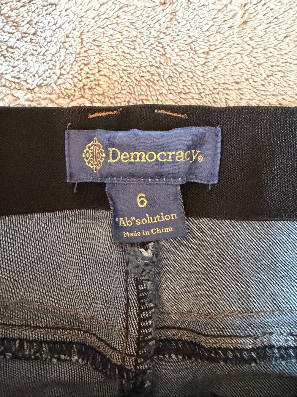 Democracy Women's Dark Indigo Skinny Jeans - Picture 3 of 3
